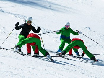 Scuola di sci a Plan Checrouit Courmayeur