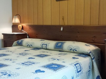 Double bedroom holiday apartment Courmayeur